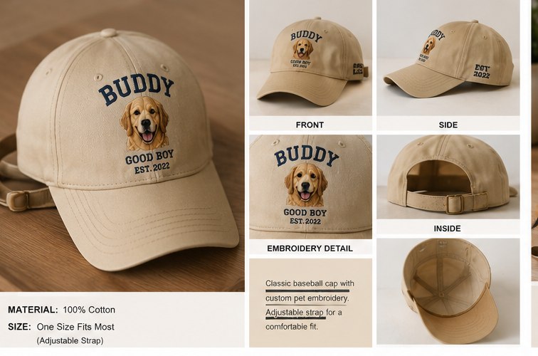Custom Portrait Cap